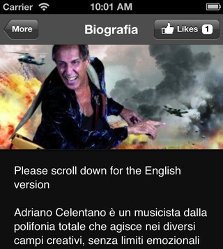 La App Ufficiale di Adriano Celentano