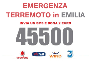 45500 Emergenza Terremoto Emilia-Romagna