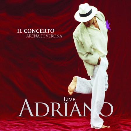 Copertina Doppio CD 'Adriano Live (Il concerto – Arena di Verona)'
