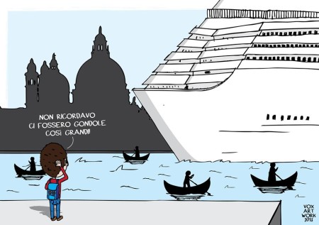 In giro per Venezia - Vignetta realizzata da Voxartwork