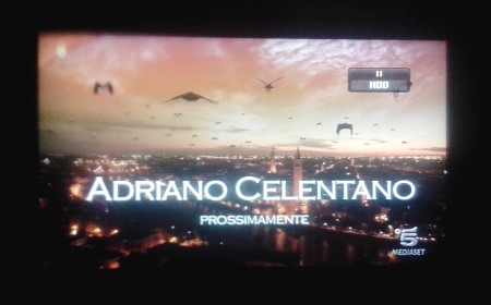 'Adriano Celentano prossimamente' spot Canale 5