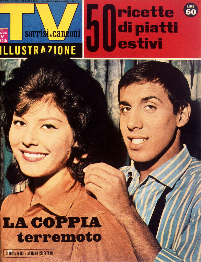 Claudia Mori: copertina di TV Sorrisi e Canzoni n°30 del 1964