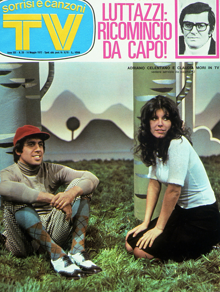 Claudia Mori: copertina di TV Sorrisi e Canzoni n°20 del 1972
