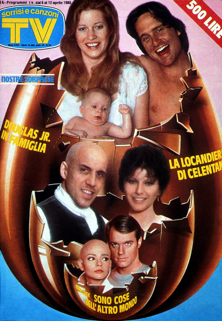 Claudia Mori: copertina di TV Sorrisi e Canzoni n°14 del 1980