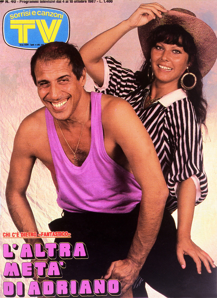 Claudia Mori: copertina di TV Sorrisi e Canzoni n°40 del 1987