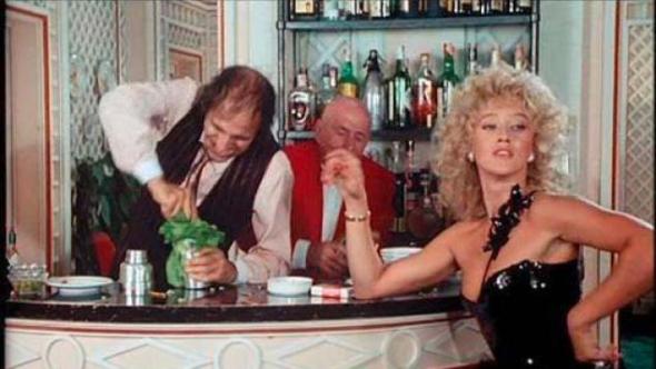 Adriano Celentano ed Eleonora Giorgi nel film 'Grand Hotel Excelsior'