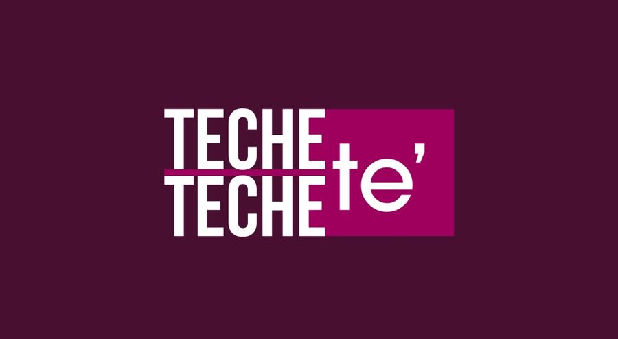 logo di "Techetechetè", programma televisivo di videoframmenti, in onda nell'access prime time del periodo estivo di Raiuno