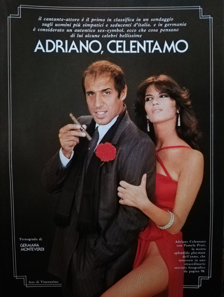 pagina 1 dell'intervista ad Adriano Celentano pubblicata sulla rivista Playboy nel febbraio 1980